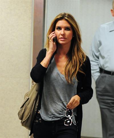 Audrina Patridge arrives into LAX Airport