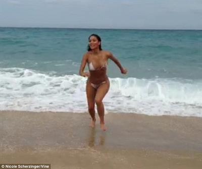 Nicole Scherzinger in a bikini