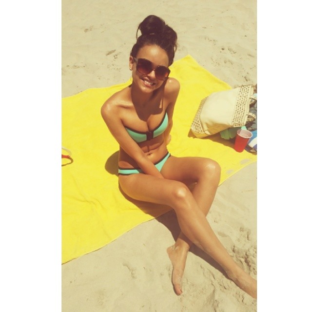 Lisa Ramos in a bikini