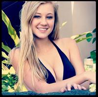 Ava Sambora in a bikini