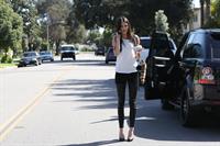 Kendall Jenner at the latest Nomad Two Worlds exhibit at the Guy Hepner gallery in Los Angeles on April 11, 2013