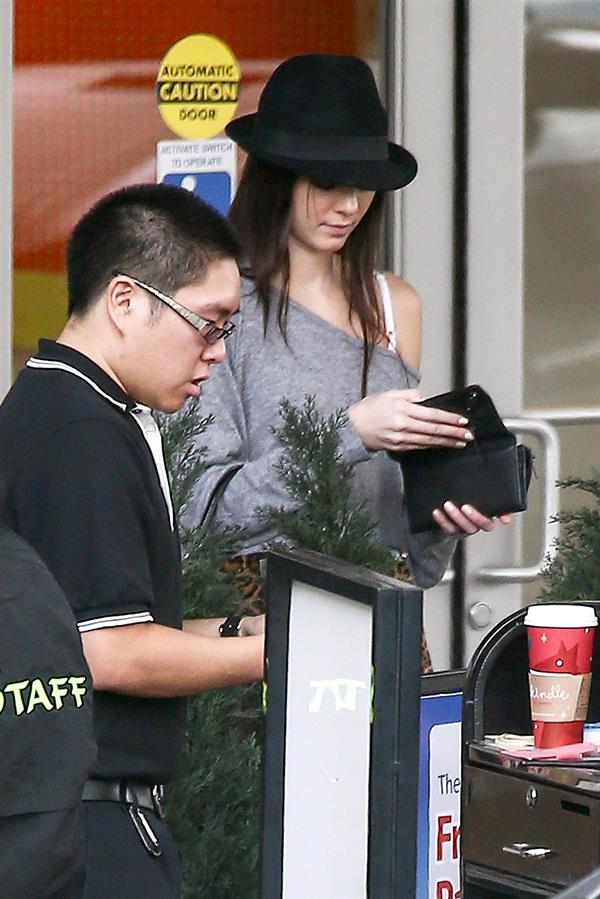 Kendall Jenner out Christmas shopping at Westfield Topanga Mall, CA December 23, 2012 