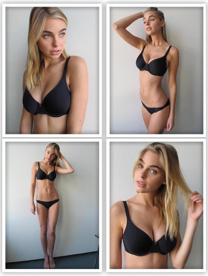 Elizabeth Turner in lingerie