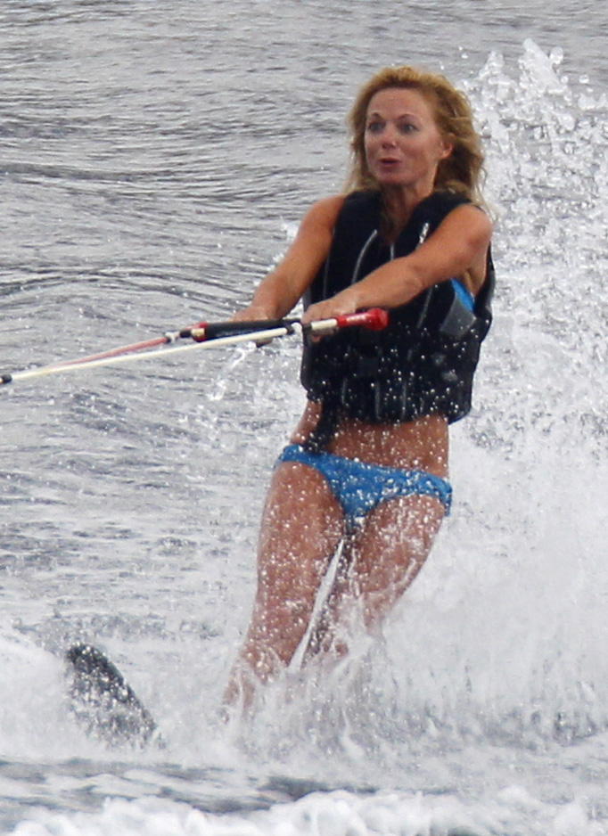 Geri Halliwell in a bikini