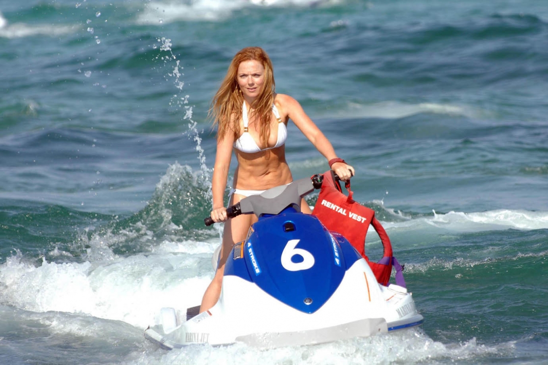 Geri Halliwell in a bikini