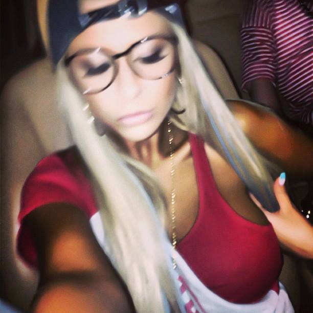 Andrea Ando taking a selfie