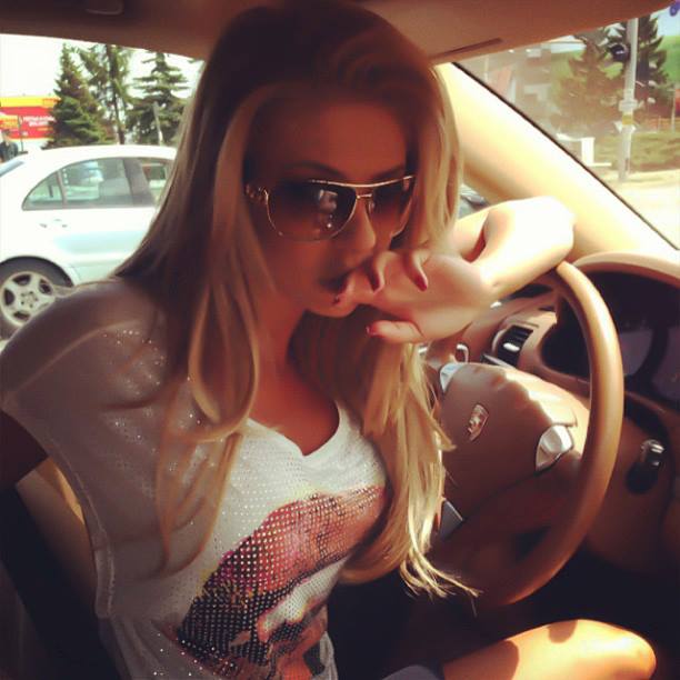 Andrea Ando taking a selfie