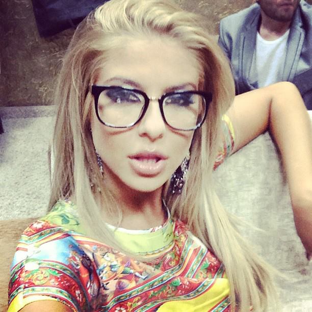 Andrea Ando taking a selfie