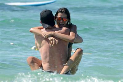 Aída Yéspica in lingerie