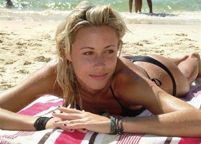 Gillian Zinser in a bikini