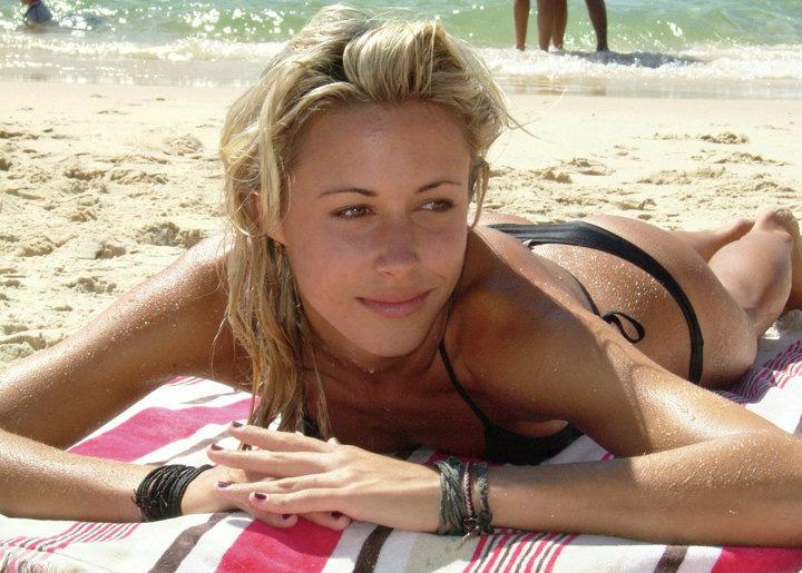 Gillian Zinser in a bikini