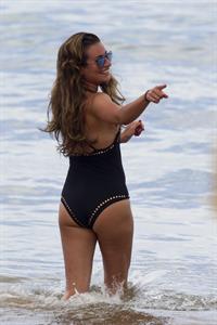 Lea Michele in a bikini - ass