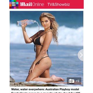 Sarah Louise Harris in a bikini