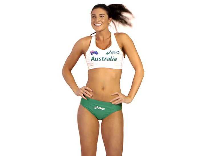 Michelle Jenneke in a bikini