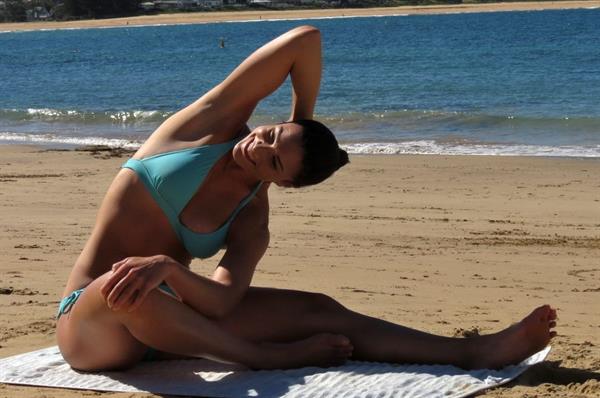 Michelle Jenneke in a bikini
