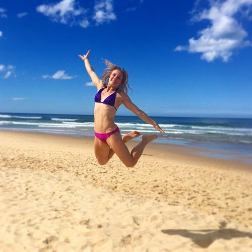 Chelsea Jaensch in a bikini