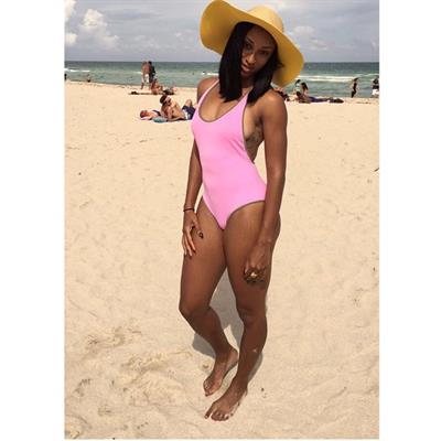 Brianna Rollins in a bikini