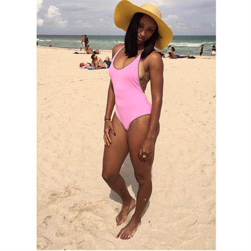 Brianna Rollins in a bikini