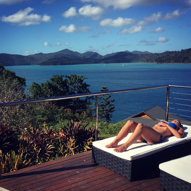 Michelle Jenneke in a bikini