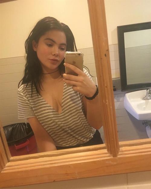 McKayla Maroney taking a selfie