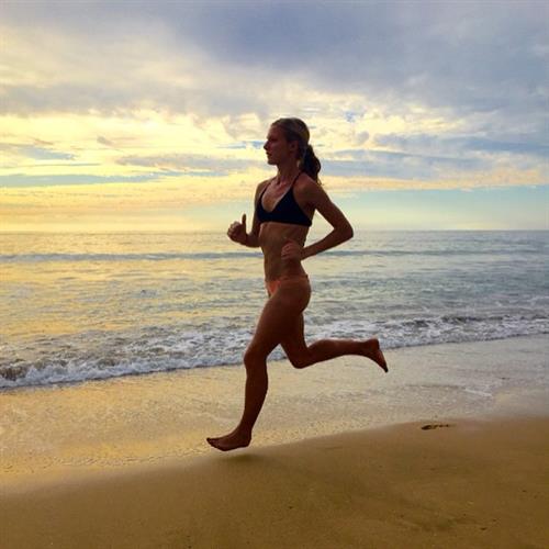 Emma Coburn in a bikini