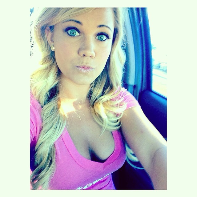 Kayla Garvey taking a selfie