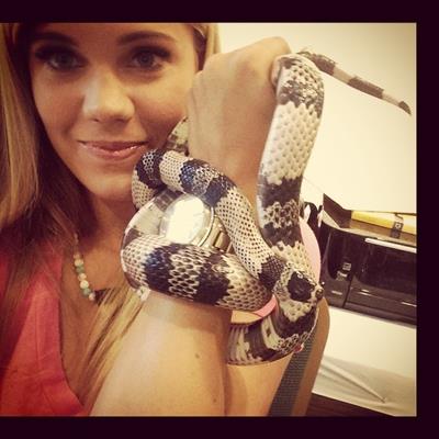 Kayla Garvey taking a selfie