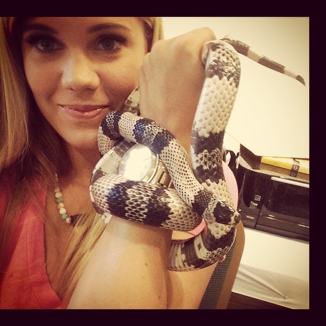 Kayla Garvey taking a selfie