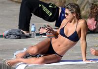 Ashley Hart in a bikini on Bondi Beach in Sydney - 8/15/16