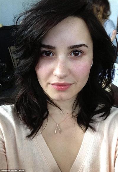 Demi Lovato taking a selfie