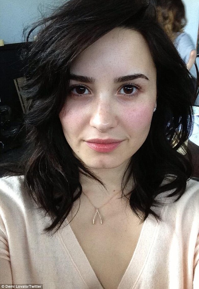 Demi Lovato taking a selfie