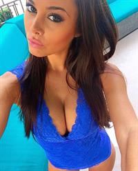 Susanna Canzian in a bikini taking a selfie