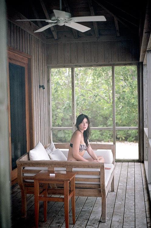 Daisy Lowe in a bikini