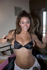 Holly Peers in lingerie