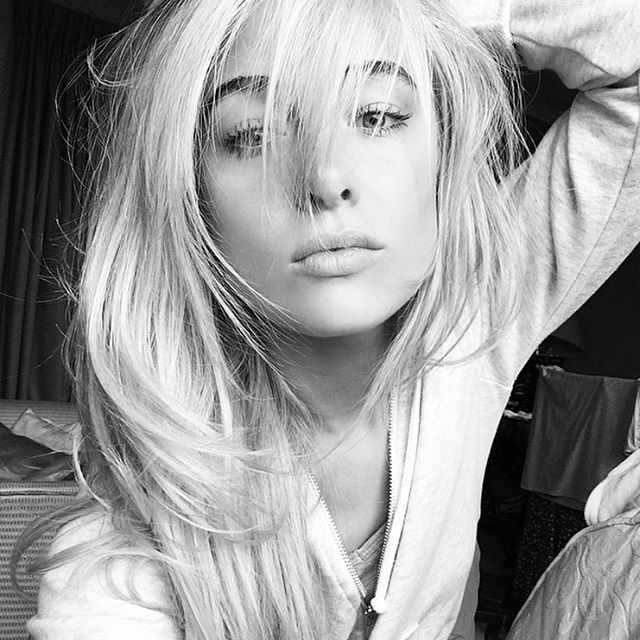 Nicola Hughes taking a selfie