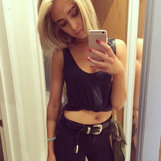 Nicola Hughes taking a selfie