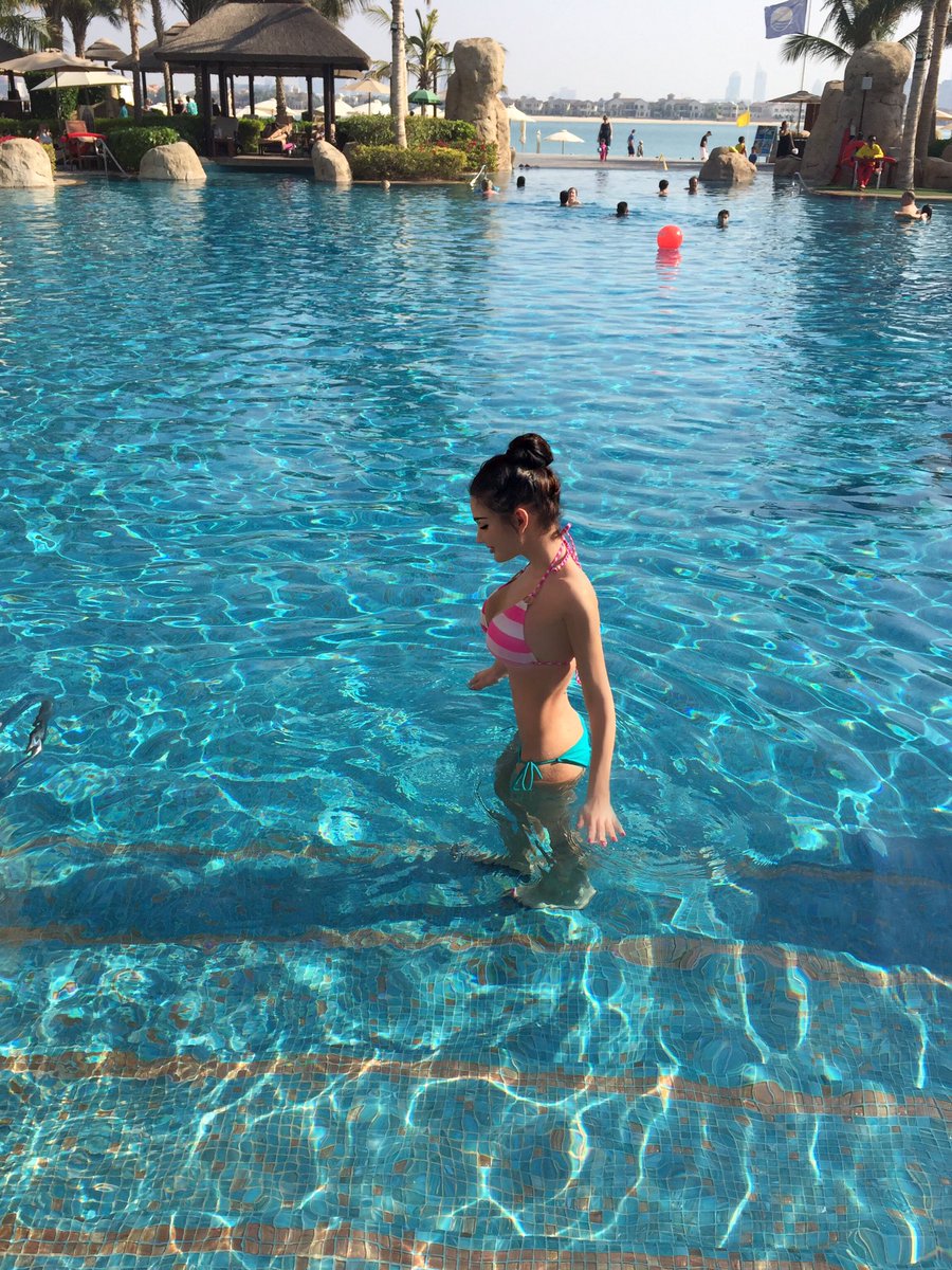 Kristina Basham in a bikini