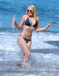 Anna Sophia Berglund in a bikini