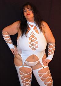 Anonymous in lingerie