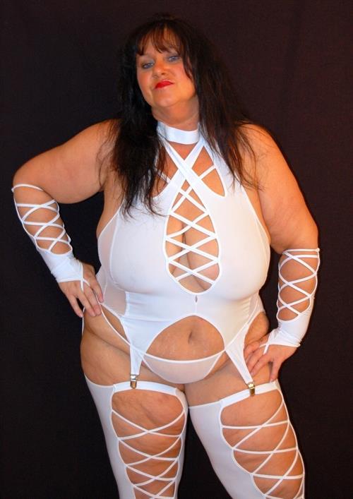 Anonymous in lingerie