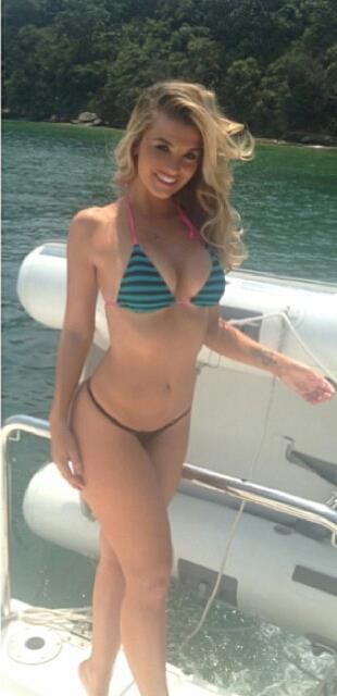 Emily Sears in a bikini