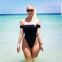 Molly Cavalli in a bikini