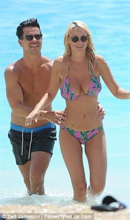 Rhian Sugden and Oliver Mellor on a vacation in Turkey