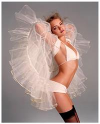 Natalia Vodianova in lingerie