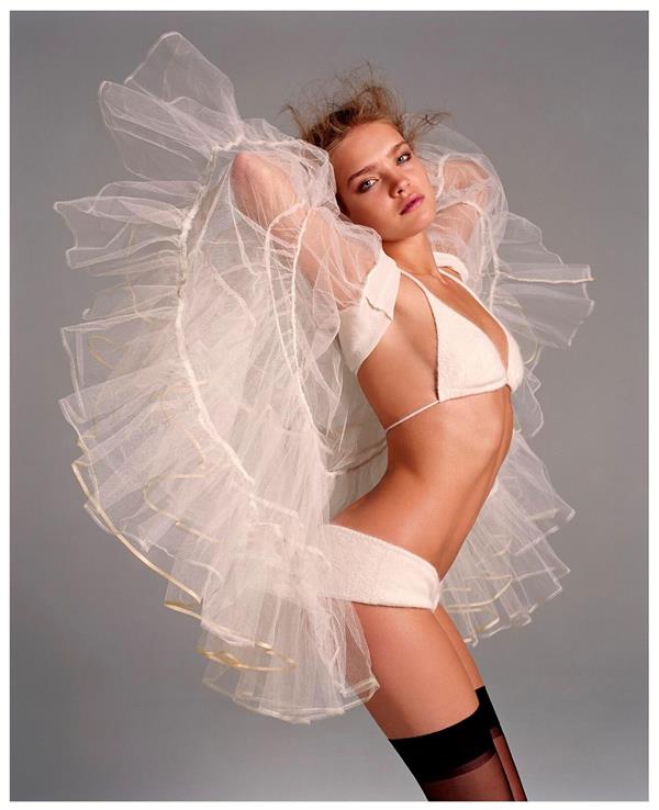 Natalia Vodianova in lingerie