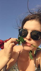 Amanda Cerny in a bikini