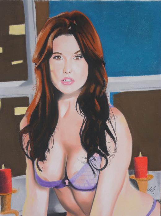 Amanda Cerny in lingerie