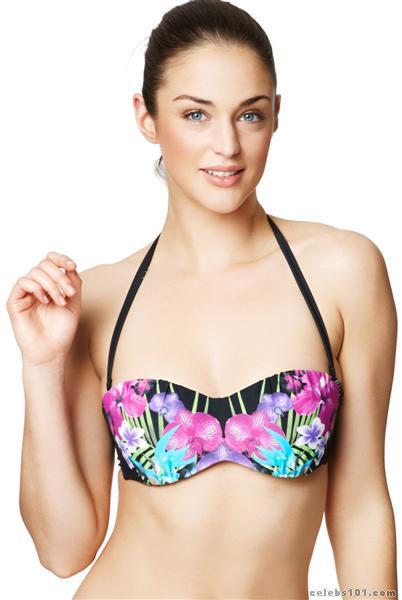 Violet Budd in a bikini