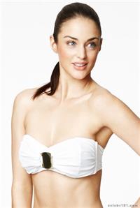 Violet Budd in a bikini