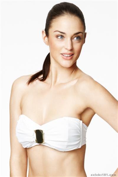 Violet Budd in a bikini